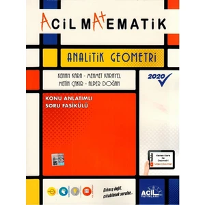 Acil Yayınları Matematik Analitik Geometri - Kenan Kara
