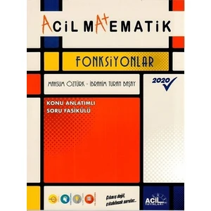 Acil Yayınları TYT Matematik Fonksiyonlar - İbrahim Turan Başay