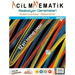 Acil Yayınları AYT Matematik Reaksiyon 12'li Denemeleri - İbrahim Turan Başay