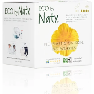 Eco By Naty İnce Hijyen Pedi Gece Boyu - 10 Adet