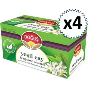 Yeşilçay Bergamotlu 20'li 4 Adet