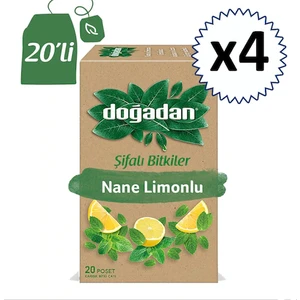 Nane Limon Bitki Çayı 20'li 4 Adet
