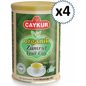 Organik Zümrüt Yeşil Çay 125 gr 4 Adet