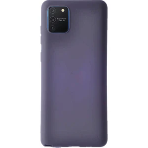 Case 4U Samsung Galaxy S10 Lite Kılıf Klasik Mat Renkli Yumuşak Premier Silikon + Nano Cam Ekran Koruyucu Siyah