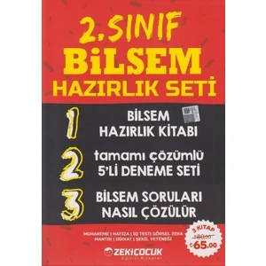 Zeki Çocuk Bilsem 2. Sınıf Hazırlık Seti 3 Kitap