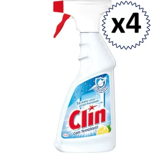 Limon Kokulu Cam Temizleyici Sprey 500 ml 4'lü