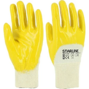 E-203 Nitril Eldiven No: 9 - L Sarı 12'li