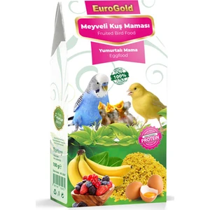 Eurogold Yumurtalı ve Meyveli Kuş Maması 100 g