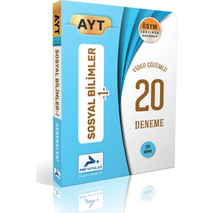 Paraf Yayınları AYT Sosyal Bilimleri 1 Video Çözümlü 20 Deneme