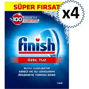Bulaşık Makinası Özel Tuz 1,5 kg Daha Iyi Koruma 4'lü