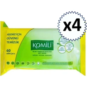 Islak Mendil Havlu 60'lı 4'lü 240 Yaprak