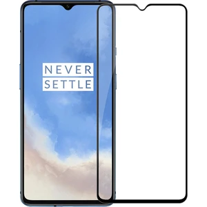 OnePlus 7T Tam Kaplayan Çerçeveli Tempered Ekran Koruyucu Mat Siyah