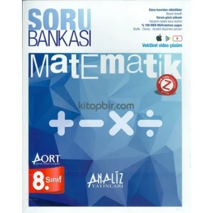 Analiz Yayınları 8.Sınıf Matematik Soru Bankası Aort