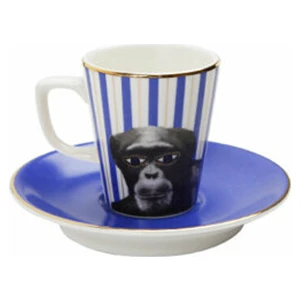 Wild Life Monkey Tabaklı Kahve Fincanı 75c