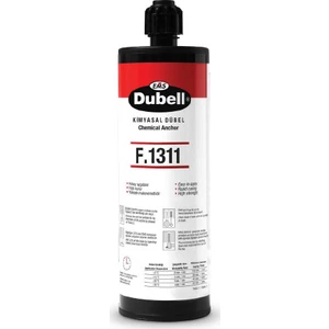 F.1311 Dubell Kimyasal Dübel 410 ml