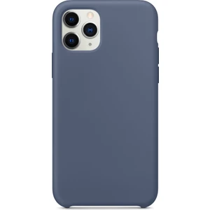 Case 4U Apple iPhone 11 Pro Kılıf Silk Silikon + Cam Ekran Koruyucu Lacivert