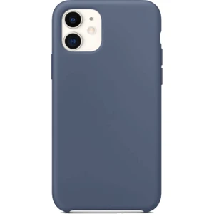 Case 4U Apple iPhone 11 Kılıf Silk Silikon + Cam Ekran Koruyucu Lacivert