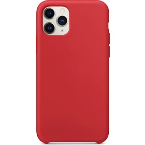 Case 4U Apple iPhone 11 Pro Kılıf Silk Silikon + Cam Ekran Koruyucu Kırmızı