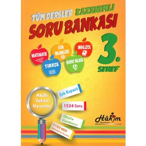 Hakim Yayınları Tüm Dersler Kazanımlı 3. Sınıf Soru Bankası
