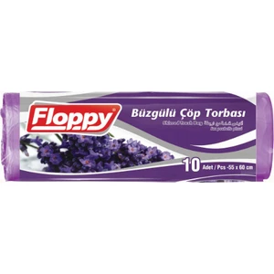 6`lı Paket  Büzgülü Çöp Torbası 55 x 60 cm