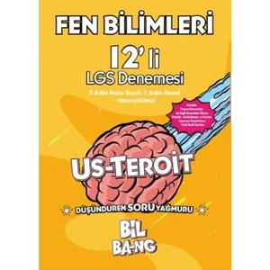Kültür Yayıncılık 8. Sınıf Us-Teroit Fen Bilimleri 12'li LGS Denemesi