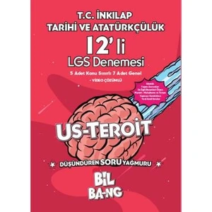 Kültür Yayıncılık 8. Sınıf Us-Teroit T.C. Inkılap Tarihi ve Atatürkçülük 12'li LGS Denemesi