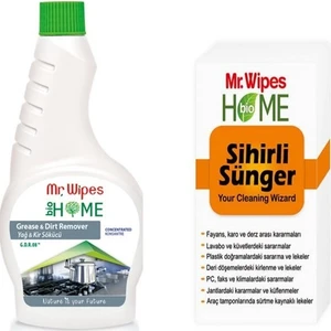 Mr Wipes Yağ & Kir Sökücü 500 ml ve Farmasi Mr. Wipes Sihirli Sünger