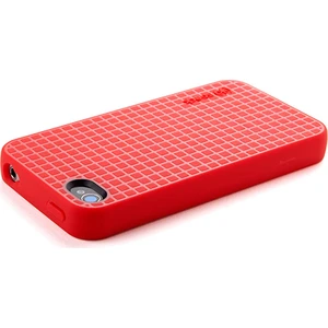 Apple iPhone 4S/4 Speck  PixelSkin HD Silikon Kılıf Kırmızı