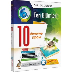 Çanta Yayınları 6.Sınıf Fen Bilimleri 10 Deneme Sınavı