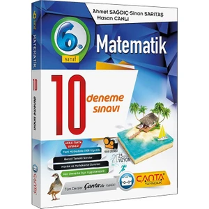 Çanta Yayınları 6.Sınıf Matematik 10 Deneme Sınavı