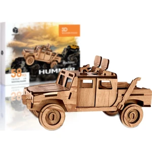 Hummer Araba 58 Parça Ahşap 3D Puzzle