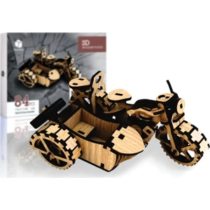 Taksi Motoru 84 Parça Ahşap 3D Puzzle