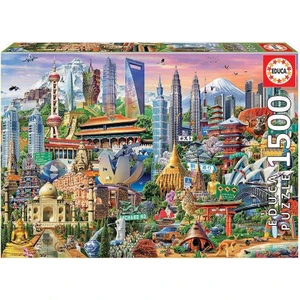 Asia Landmarks 1500 Parça Puzzle NO.17979