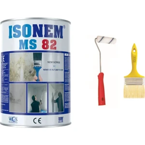 Isonem Ms 82 Nem Rutubet Boyası 5 kg Epoksi Rulo + Kestirme Fırça