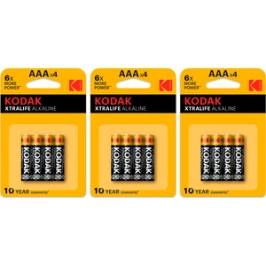 Xtralife Alkalin (3x4) 12 Adet - Alkalin Ince Pil