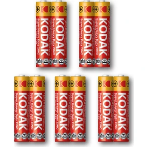 (5x2) 10 Adet Çinko Karbon Ince Pil
