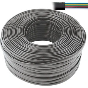 Hq Speed Yassı Köken Kablo /flat Kablo 6 Lı  ( 200 Mt )