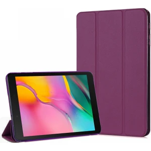 Samsung Galaxy Tab A 8'' T290 Smart Case ve Arka Kılıf Mor