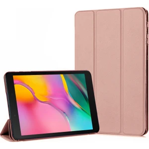 Samsung Galaxy Tab A 8'' T290 Smart Case ve Arka Kılıf Rose Gold