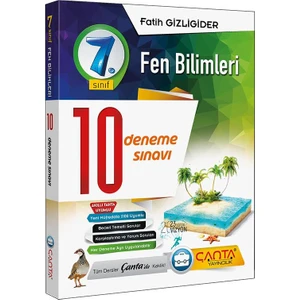 Çanta Yayınları 7. Sınıf Fen Bilimleri 10 Deneme