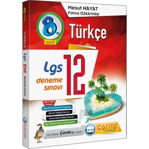Çanta Yayınları 8. Sınıf LGS Türkçe 12.deneme