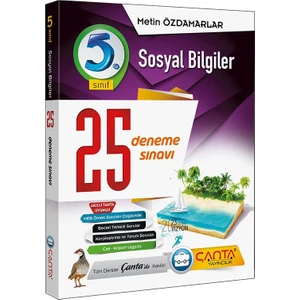 Çanta Yayınları 5. Sınıf Sosyal Bilgiler 25.deneme