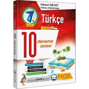 Çanta Yayınları 7. Sınıf Türkçe 10.deneme