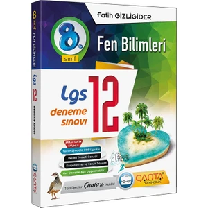 Çanta Yayınları 8.Sınıf LGS Fen Bilimleri 12 Deneme Sınavı