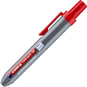 Retract 12 Beyaz Tahta Kalemi Kırmızı 1.5-3 mm Uç Kalınlığı ile Tek Elle Kullanım