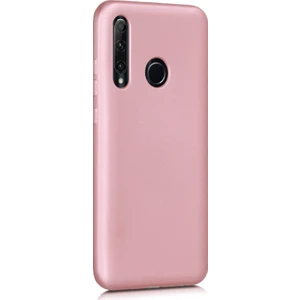 Matte Silicone Huawei Honor 20 Lite Kılıf Rose Gold
