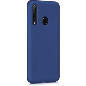 Matte Silicone Huawei Honor 20 Lite Kılıf Lacivert
