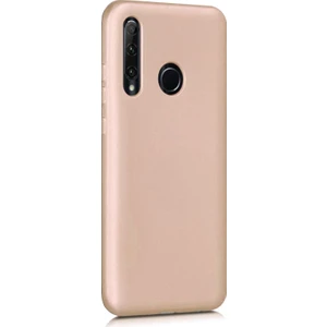 Matte Silicone Huawei Honor 20 Lite Kılıf Gold