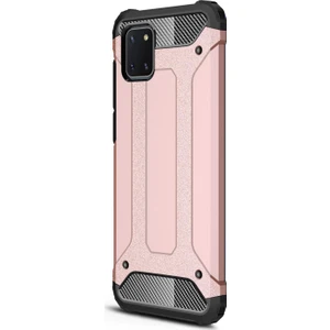 Samsung Galaxy A81  Kılıf Rugged Armor Rose Gold