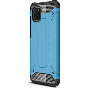 Samsung Galaxy A81  Kılıf Rugged Armor Mavi